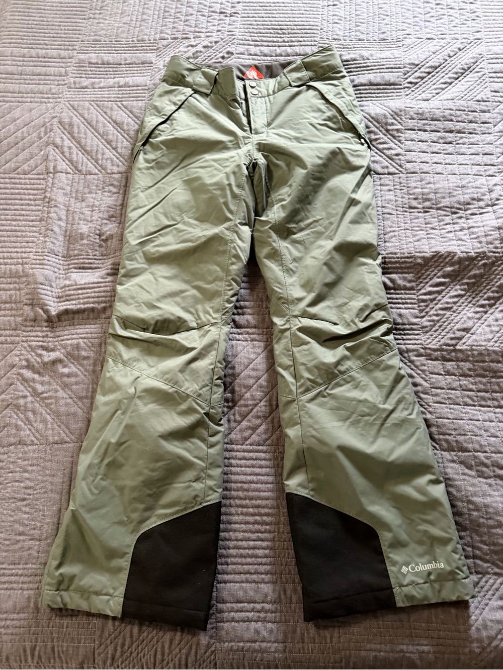 Columbia Olive Green and Black Ski/Snow Pants